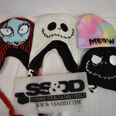 4 Hats, Nightmare Before Christmas, Winter Hats