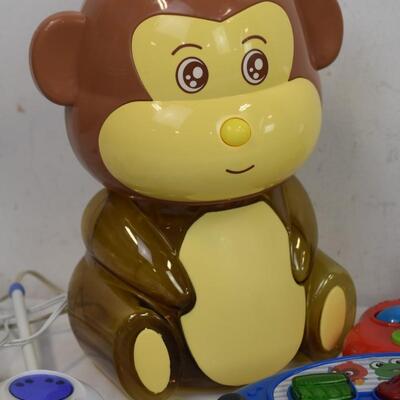 Toddler Toy Lot: Blocks, Soft Cars, Baby Animals, Rubber Football