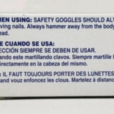 3 Clendenin Brothers Stainless Steel Trim Nails - White - 1lb. Box