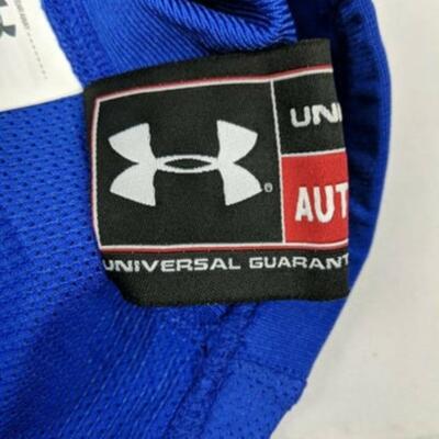Under Armour Men's Stock ArmourGrid Mesh Practice Football Jersey Med Royal Blue - New