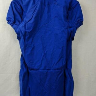 Under Armour Men's Stock ArmourGrid Mesh Practice Football Jersey Med Royal Blue - New