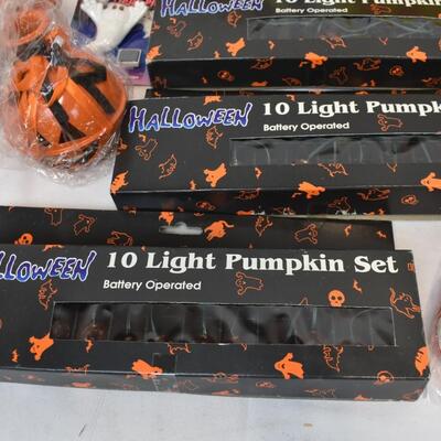 Halloween DÃ©cor: Earrings, Bells, Lights, Pumpkin, Signs, Bats and More! - New