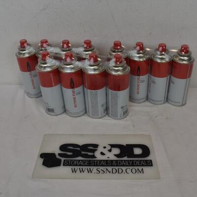 Four Packages of 4 Butane Fuel 7.8 Ounce Canisters Each, For Appliances - New
