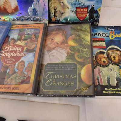 8 DVD and Bluray Children's Films: Space Buddies to The Lion King- New