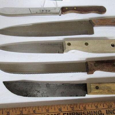 Lot of Kitchen Knives, Forgecraft, Old Homestead, Imperial, Ecko, More, Older and Newer
