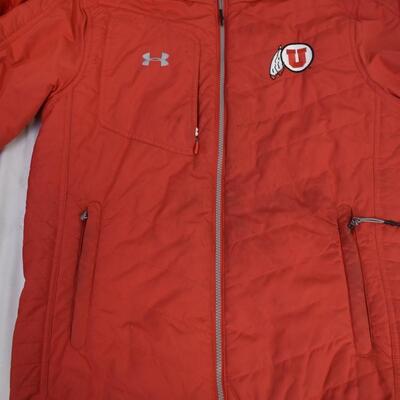 3 pc University of Utah Apparel, Coat Large, S Jacket, Large T-Shirt
