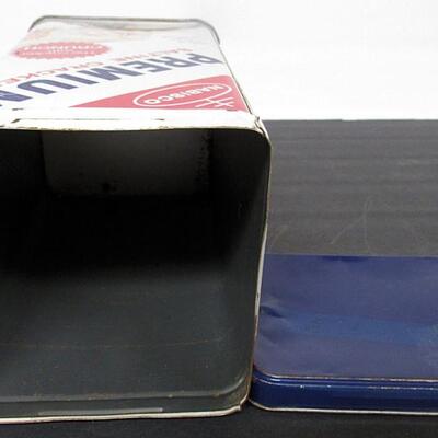 Vintage Premium Saltine Crackers Tin, 1969, 14 Oz