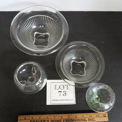 Vintage Glass Bowls, Vases