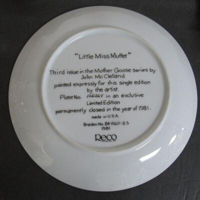 Little Miss Muffet Plate