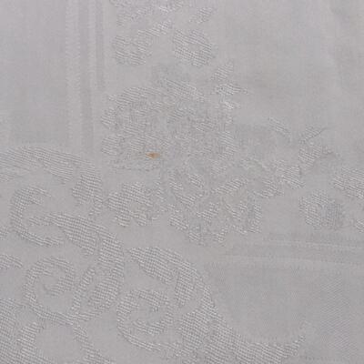 2 Very Large White Vintage Tablecloths, 1 Square Tablecloth