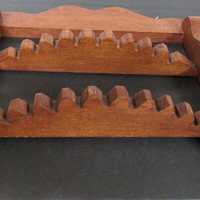 Wood Wall Hanging Spoon Rack