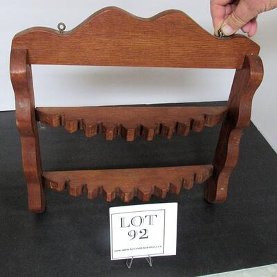 Wood Wall Hanging Spoon Rack