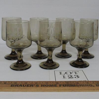 Vintage Pflatzgraff Village Pattern Goblets
