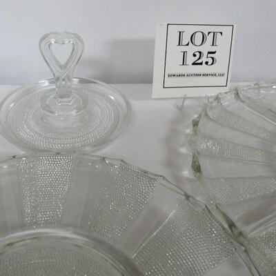 Vintage Jeanette Glass Dew Drop Pattern Dishes