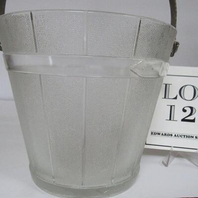 Vintage Glass Ice Bucket