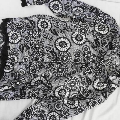 4 pc Women's Apparel, 2 Dresses, Sweater, Silk Shirt, Medium