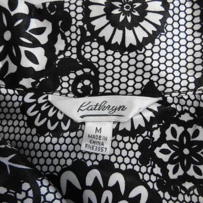 4 pc Women's Apparel, 2 Dresses, Sweater, Silk Shirt, Medium