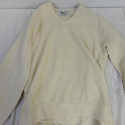 4 pc Women's Apparel, 2 Dresses, Sweater, Silk Shirt, Medium