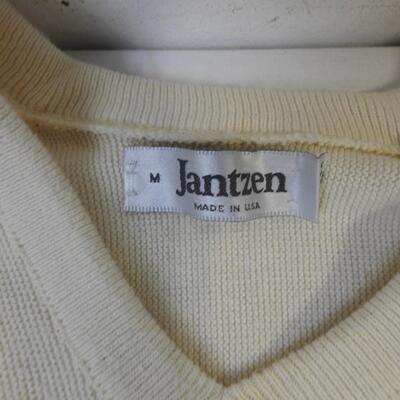 4 pc Women's Apparel, 2 Dresses, Sweater, Silk Shirt, Medium