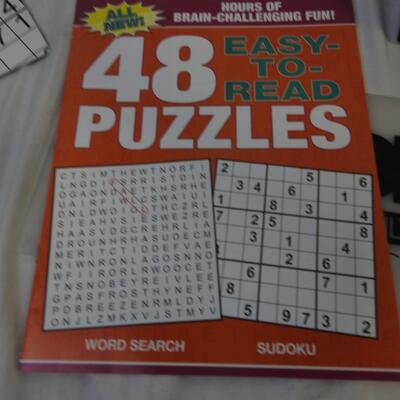 20 pc Activity Lot for 10 to Adult.  Puzzles, Disney Geek Game, Crossword, etc