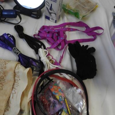 20+ pc Personal Care & Accessories: Hangers, purses, phone covers, mirror, belts