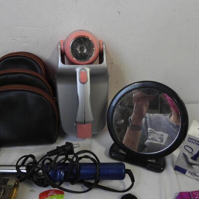 20+ pc Personal Care & Accessories: Hangers, purses, phone covers, mirror, belts