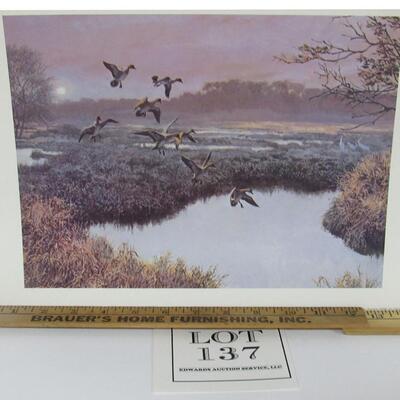 Duck Print, Remington Wildlife Art Collection, USA