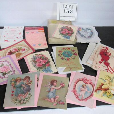 Lot of Modern Valentine Cards, Invitations