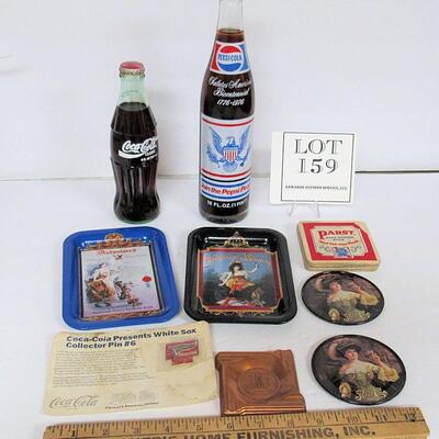 Lot of Advertising, Pepsi Colorado Centennial, Bud Trays, Pepsi Coasters, More