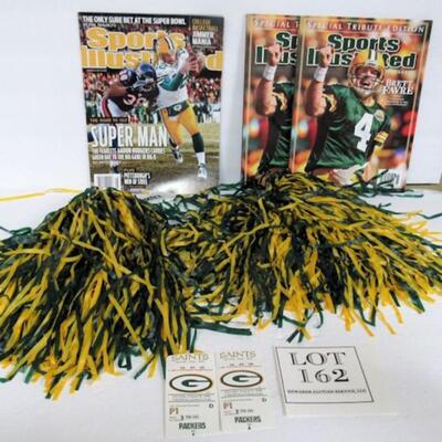 Green Bay Packers Lot, August 8, 1998 Saints/Packers Ticket Stubs, More