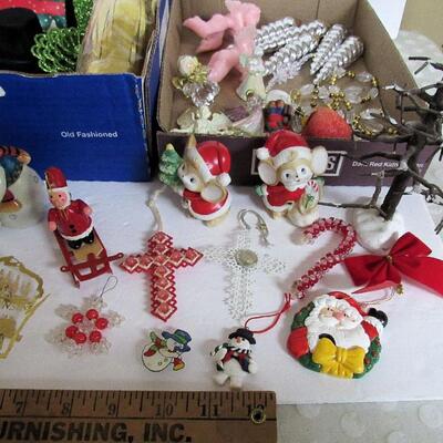 Large Mixed Lot of Christmas Ornaments