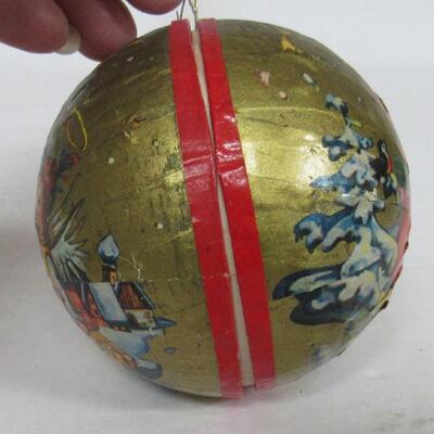 Lot of Vintage Christmas Decor, Lead Skaters, Ornaments, Candy Containers