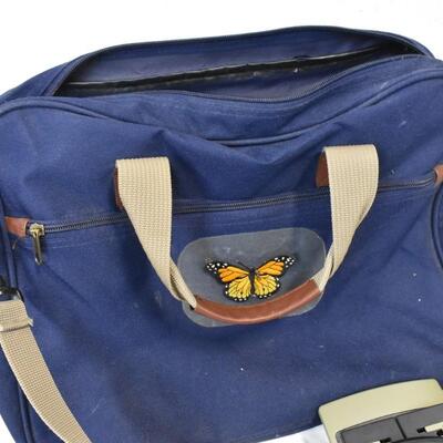 Lot of Office Supplies, Butterfly Bag, USB, Erasers, Power Strip