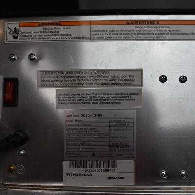 Whirlpool Water Cooler and Heater, Works but front panel is broken, Taped On