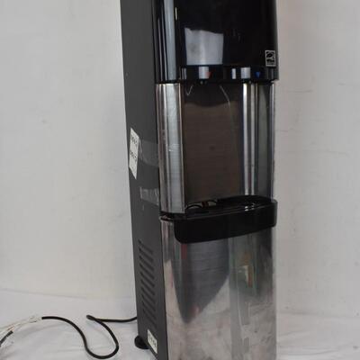 Whirlpool Water Cooler and Heater, Works but front panel is broken, Taped On