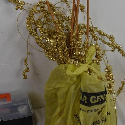 Crafts Lot: Yellow & Green Wreaths, Frame, Shrink Art Kit, Coloring Book Page