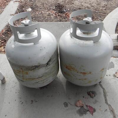 LOT 92 TWO PROPANE TANKS