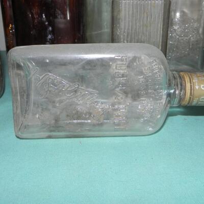 LOT 34  VINTAGE BOTTLES