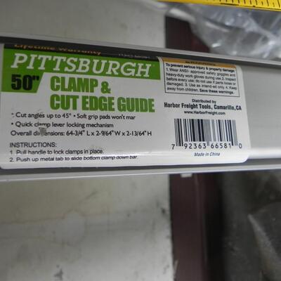 LOT 108  LEVEL-SQUARE -CLAMP/CUT EDGE GUIDE