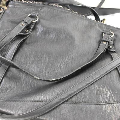 4 Womens Purses: Jessica Simpson, Steve Madden. Black & Brown