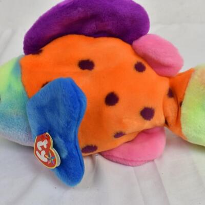2 Ty Beanie Buddies: 12 inches each: "Lips" & "Red"