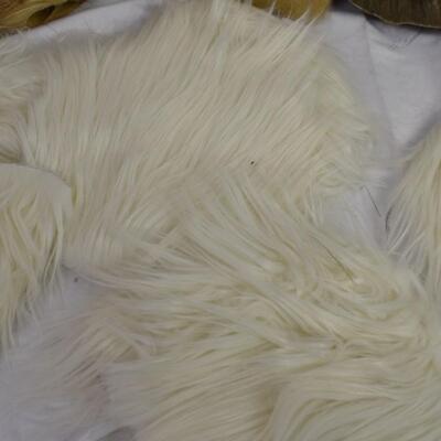 Faux Fur material for crafts. Various colors, sizes and lengths of fur
