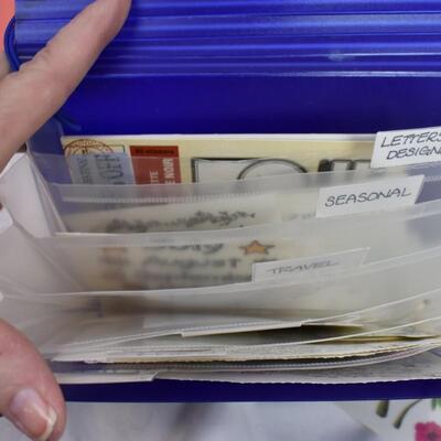 Scrapbooking Lot: Paper, Stencils, Die Cuts, Scissors, Stickers, ZOTS adhesive