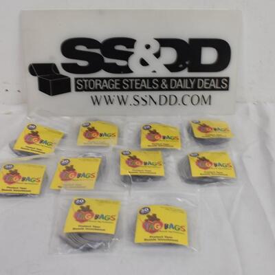 Tag Bags to protect ty beanie tags: 20ct PER bag, 10 bags total, NEW old stock