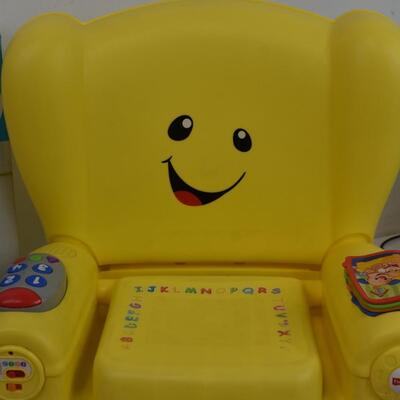 Fisher Price Laugh & Learn Smart Stages Chair with "Magic Seat"12M+,55 lbs -Used