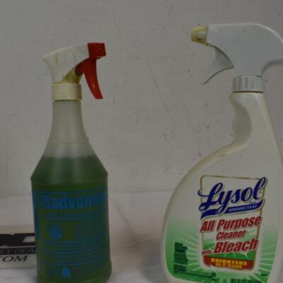 10 pc Cleaning Supplies, Bleach Cleaners, Dish Soap, Powder Cleansers