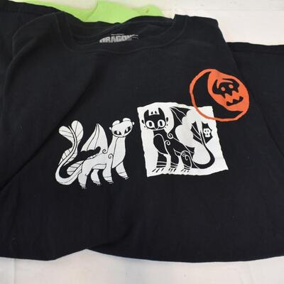 Men's Shirts, 7 T-Shirts, 1 Chaps Short Sleeve (Peanuts, Disney, Dragons)