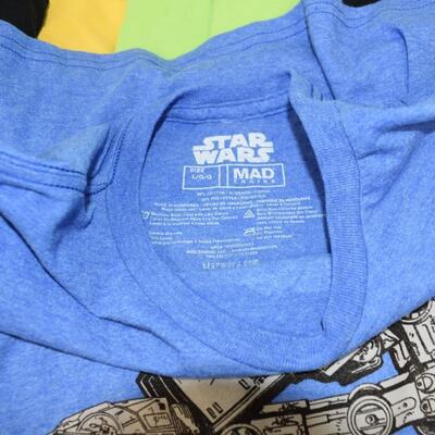 Men's Shirts, 7 T-Shirts, 1 Chaps Short Sleeve (Peanuts, Disney, Dragons)