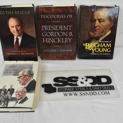 4 Hardcover LDS Books: Acts of Modern Apostles -to- To the Rescue