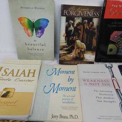 Inspirational Book/Pamphlet Lot: The Beautiful Balance-Miracle Of Forgiveness